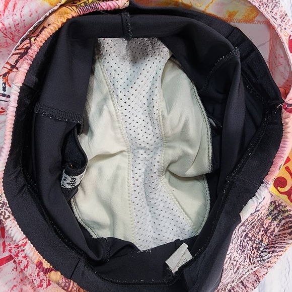 Terry Cycling WOMENS SZ M Bike Wrap Skirt Skort Pink Hula Girl Print VINTAGE Y2K - Picture 14 of 15